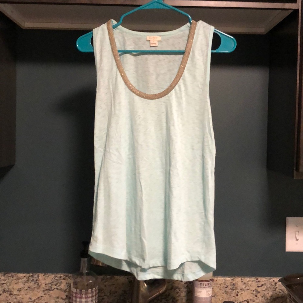 J.Crew Light Teal Shirt Size Medium
